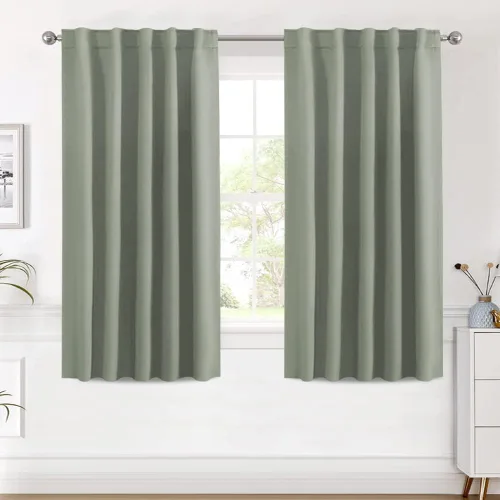 Vista 110 de H.VERSAILTEX Cortinas Opacas con Aislamiento Térmico, Paneles de Tratamiento de Ventanas que Oscurecen la Habitación, Cortinas Opacas para Sala