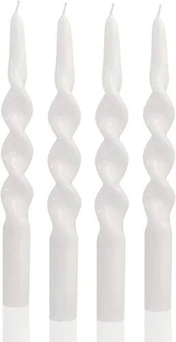 Vista 29 de MAITREYA Velas Cónicas de Color Crema Juego de 12 Velas para Decoración Bodas Fiestas Iglesia - Velas Sin Perfume Que No Gotean, 10 pulgadas