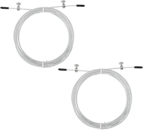 Vista 13 de PATIKIL Cable de repuesto de cuerda de salto de velocidad, alambre de acero de cuerda de salto profesional Reemplazar para cuerdas de salto de alta