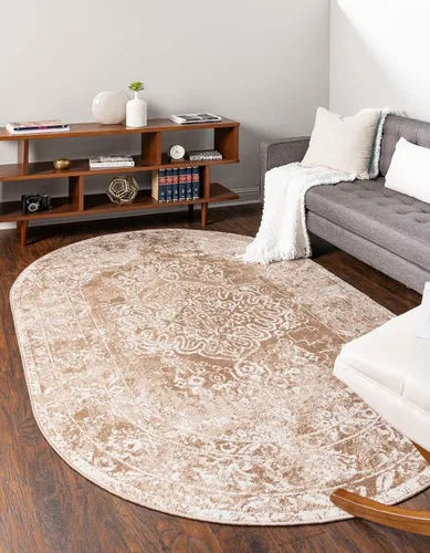 Vista 21 de Unique Loom Oxford Collection Alfombra de área Bodleian (2' x 3' 1", rectangular, beige/marfil)