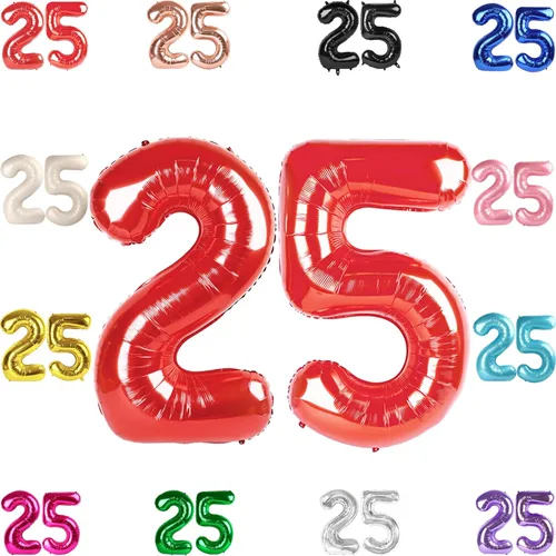 Vista 224 de Globo negro del número 0 de 40 pulgadas – globo número 0, decoraciones