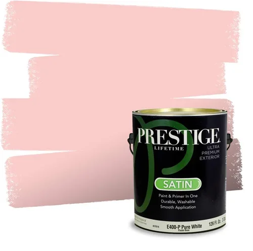 Vista 463 de Prestige Paints Pintura exterior e imprimación en uno, 1 galón, plano, coincidencia comparable de Valspar* Amber Rose*