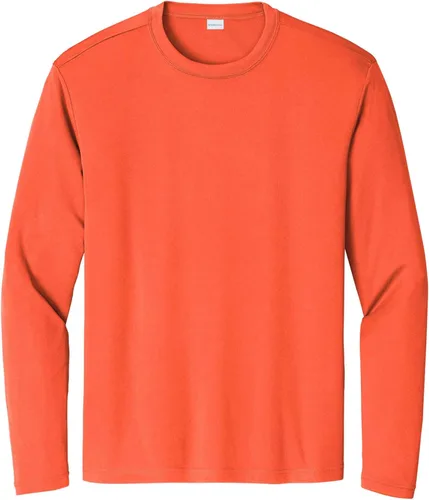 Vista 7 de SPORT-TEK Camiseta de manga larga PosiCharge Competitor Azul atómico