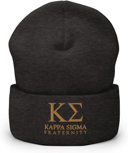 Vista 10 de Kappa Sigma Fraternity Beanie: gorro de acrílico suave de alta calidad para el orgullo y la calidez, sombrero de invierno