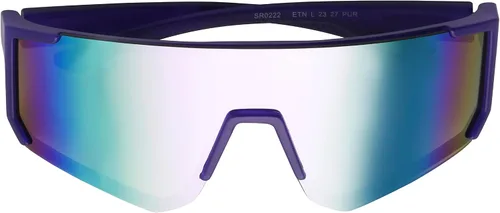 Vista 2 de Easton Gafas de sol deportivas Ghost Shield para mujer, color morado, 5.039 in, Púrpura