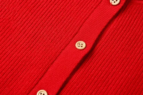 Vista 4 de SMILING PINKER Suéter tipo cárdigan para niñas pequeñas, mangas con bolsillos