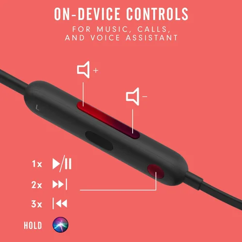 Vista 7 de Beats Auriculares inalámbricos Flex - Chip de auriculares Apple W1, auriculares magnéticos, Bluetooth clase 1, 12 horas de tiempo de escucha