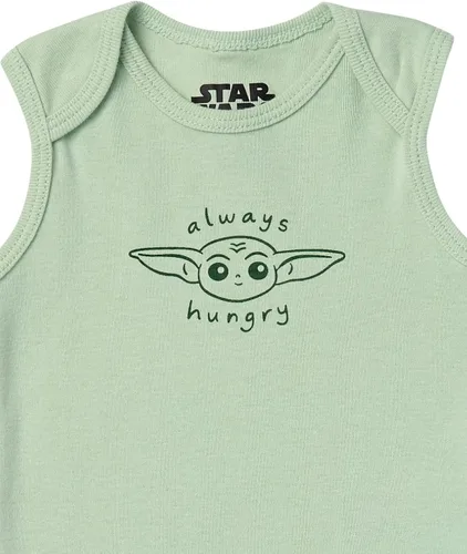 Vista 5 de Tienda Essentials Disney Star Wars - Body unisex sin mangas para bebés, paquete de 6