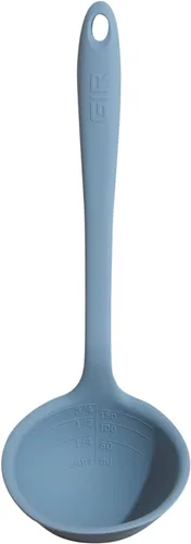 Vista 10 de GIR Cucharón de silicona prémium para servir, color rojo