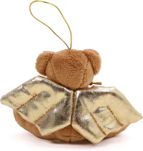 Vista 3 de Plushland Juguetes de peluche lindo oso de ángel suave, llavero de decoración, bonito regalo de cumpleaños, recuerdo de fiesta, suministros de 4
