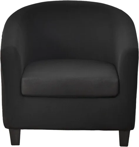 Vista 14 de Funda estampada para silla de club, 2 piezas, elástica con acento de barril para sillón, fundas de sofá, fundas extraíbles para silla de bañera