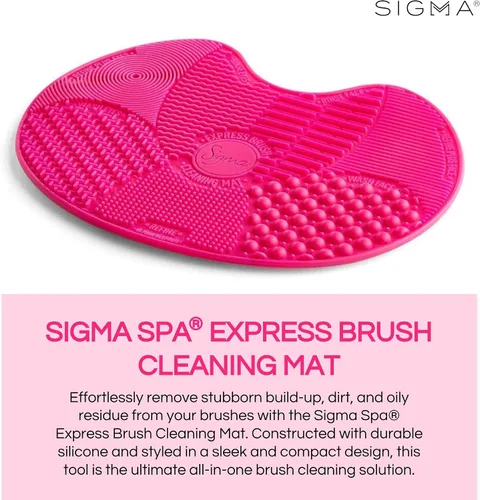 Vista 9 de Sigma Beauty Sigma Spa Express - Tapete de limpieza para mujer, color rosa, talla única