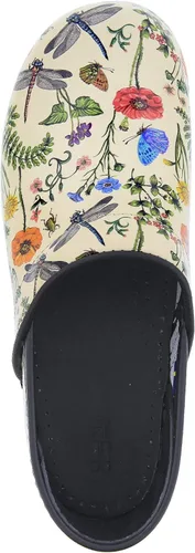 Vista 6 de BJORK Swedish Comfort - Zuecos de cuero para mujer, con estampado profesional