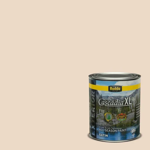 Vista 145 de Rodda Paint CASCADIA ZERO - Pintura satinada e imprimación para interiores en uno, cuarto de galón, albaricoque primavera