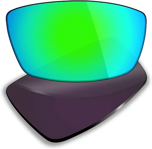 Vista 5 de mryok 4pares polarizadas lentes de repuesto para Oakley Canteen 2006anteojos de sol, Stealth negrorojo fuegoazul hieloverde esmeralda