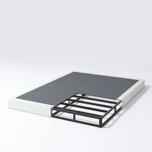 Vista 15 de NHODIR Base de cama con somier doble de 4 pulgadas