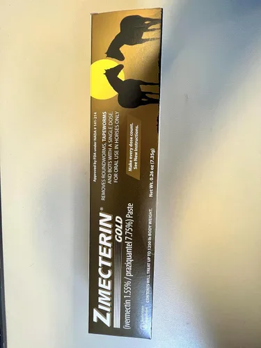 Vista 2 de MERIAL INC -EQUINE WORMER 6001120 ZIMECTERIN ORO EQUINE DESPARATORIO