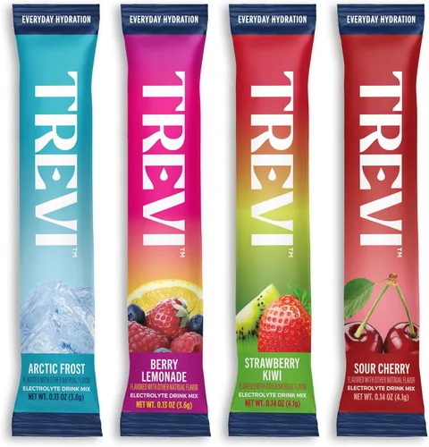 Vista 28 de TREVI Electrolytes Powder Packets, Sugar Free Hydration, Frost 20 Pack
