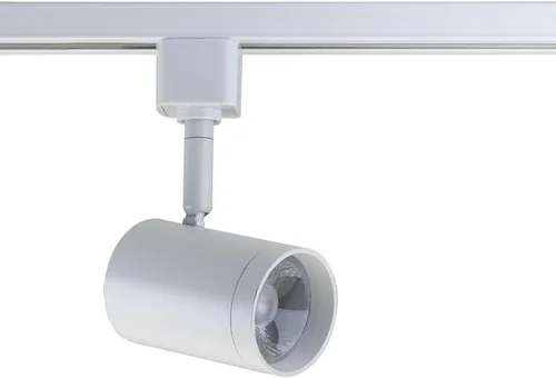 Vista 2 de Nuvo Lighting TH475 - Cabezal de pista de una luz de transición en Pwt, Nckl, B/S, acabado Slvr, 5.19 pulgadas cepillado níquel