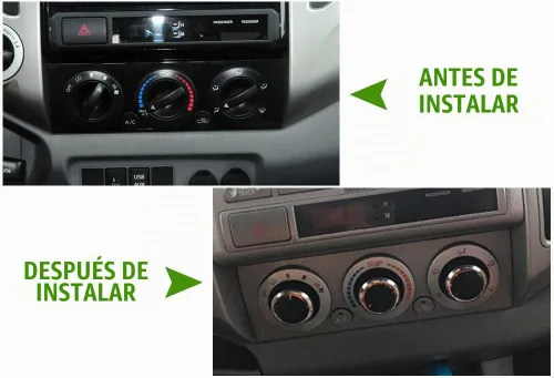 Vista 4 de Botón del botón del interruptor de control del aire acondicionado del A/C para Toyota Tacoma 2005-2015