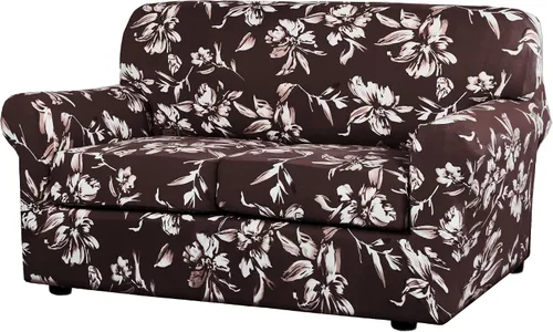 Vista 14 de H.VERSAILTEX Fundas de sofá superelásticas de 2 piezas para fundas de sillón, fundas de silla de sala de estar, con estilo moderno suave y grueso