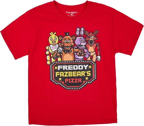 Vista 3 de Bioworld Camiseta Five Nights at Freddy's para niños pequeños, paquete de 3
