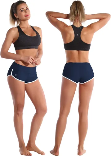 Vista 2 de BUBBLELIME XS-XXL Sexy Booty Yoga Shorts Running Shorts Women UPF30+ Workout Fitness Active Wicking Yoga Tummy Control