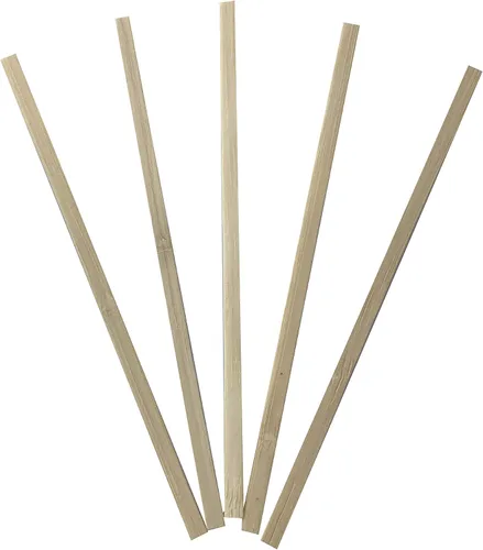 Vista 4 de KingSeal - Agitadores de café de bambú, 2000 unidades, 5.5 pulgadas, extremo cuadrado, 100% renovables y biodegradables, 2 cajas x 1000 agitadores