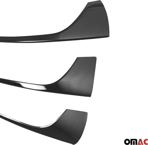 Vista 8 de OMAC Cubierta de acero inoxidable para parachoques delantero cromado oscuro, 5 unidades, para Mercedes Metris 2014-2019 Pre Facelift