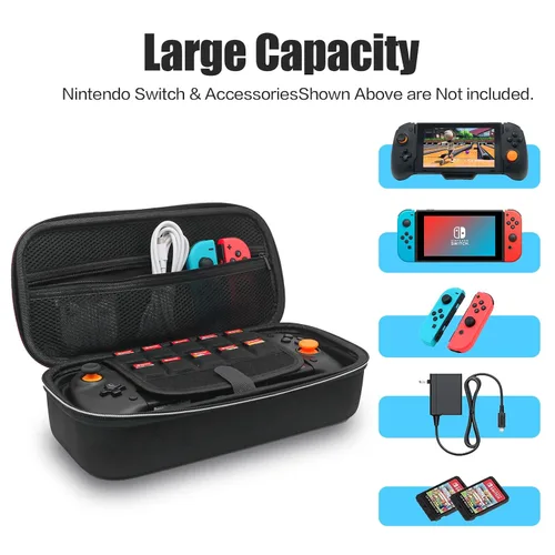 Vista 12 de ECHZOVE Upgrade Nintendo Switch OLED Controller Grip - Ergonomic Animal Crossing Style Controller with Joystick, NFC, Turbo, Six-Axis Gyro, Dual