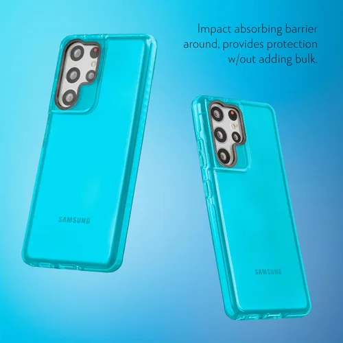 Vista 2 de SteepLab Funda de barrera para Samsung Galaxy S21 Ultra (pantalla de 6.8 pulgadas), funda absorbente de impactos con protección completa contra