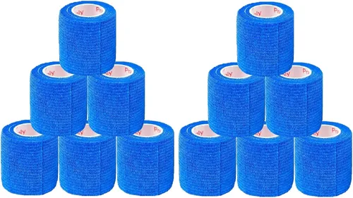 Vista 34 de Cinta adhesiva para veterinarios (negro) (paquete de 2) (2 pulgadas x 15 pies), autoadhesiva, adherente, cohesiva, flexible, autoadhesiva, rollo