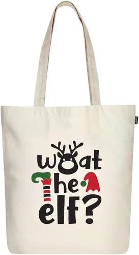 Vista 45 de Ecoright - Bolsa de mano para mujer con cremallera, bolsa de mano pequeña, bolsa de lona, bolsa de algodón reutilizable para playa, comestibles