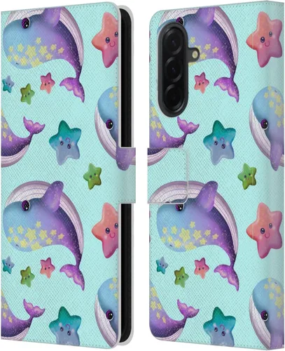 Vista 220 de Head Case Designs Officially Licensed Carla Morrow Colorful Space Dice Patterns Leather Wallet Case Compatible with Samsung Galaxy A07 4G