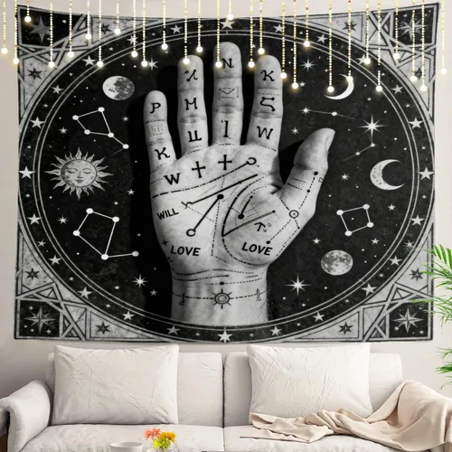 Vista 20 de Shrahala Peaceful Retreat Charming Abode Tapestry, Verdant Landscape Water Wall Hanging Hd Print Polyester Backdrop For Dorm Room Bedroom 30 X 40 In