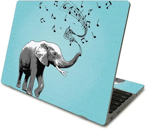 Vista 24 de MightySkins Skin compatible con Samsung Chromebook 4 (2021) de 11.6 pulgadas - Aztec Fox Funda protectora de vinilo duradera y única Fácil