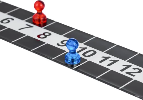 Vista 4 de Marcador duradero de acero de metal Cornhole con puntuación magnética para tableros de maíz, fácil de instalar