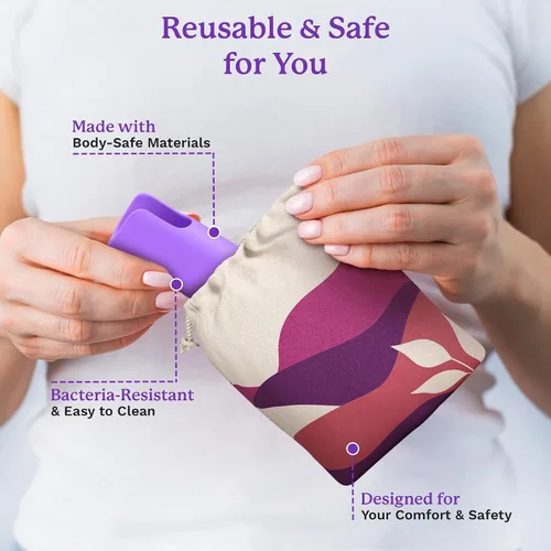 Vista 6 de Ecoblossom Herramienta Aplicadora de Copa Menstrual y Disco - Inserción y Extracción Cómoda y Fácil - Compatible con la Mayoría de Copas y Discos