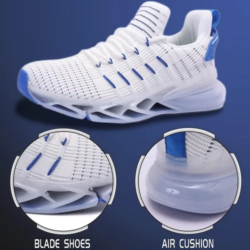 Vista 3 de CLOAKA Zapatos deportivos para correr con cojín de aire para mujer estilo casual antideslizantes para deportes fitness bádminton tenis transpirables