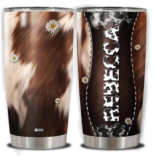 Vista 7 de WAZONE Vaso personalizado para amantes de los libros con tapa con nombre personalizado Just A Girl Who Loves Books de acero inoxidable de 20 onzas