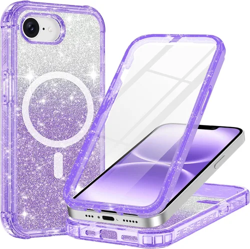 Vista 26 de Hekodonk Funda para iPhone 15 Pro Max, compatible con Magsafe [protector de pantalla de vidrio templado integrado y protección de lente de cámara]