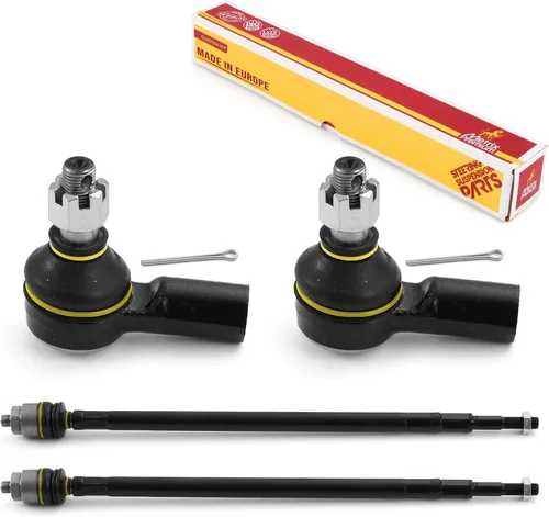 Vista 168 de Metrix Premium Chassis Parts - Kit de 4 piezas de extremos de barra de acoplamiento frontal exterior e interior compatible con Nissan Pathfinder