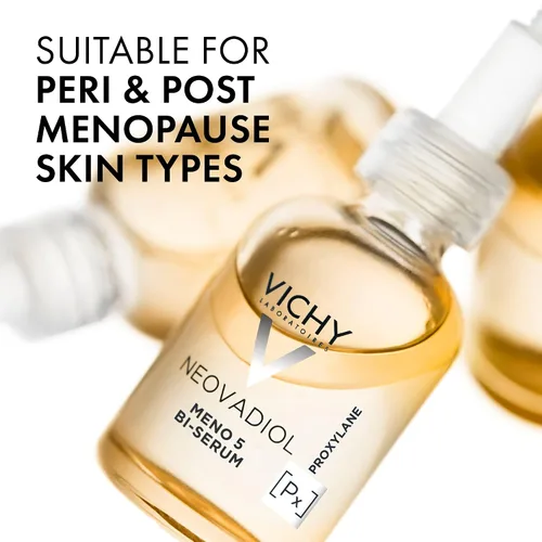 Vista 5 de Vichy Suero de neovadiol para peri y posmenopausia, suero antienvejecimiento para reducir arrugas y manchas oscuras, probado por dermatólogos