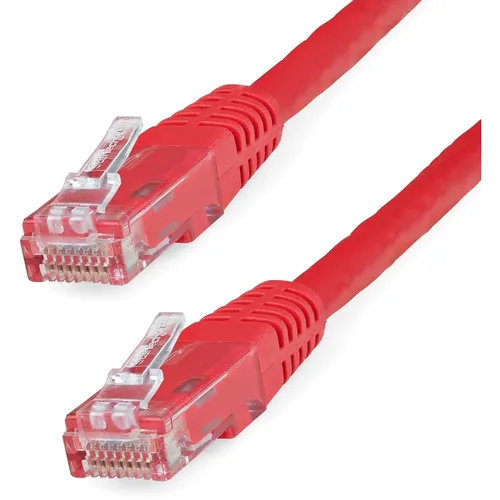 Vista 40 de StarTech. com Cable Ethernet CAT6 de 1 pie – Cable Ethernet CAT 6 Gigabit negro -650MHz 100W PoE++ RJ45 UTP moldeado Categoría 6 Network/Patch Cord