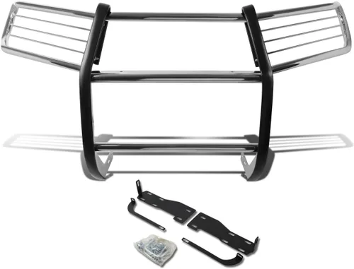 Vista 9 de DNA MOTORING GRILL-G-059-BK - Protector de rejilla para parachoques delantero, color negro, compatible con Sequoia 01-07