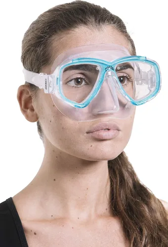 Vista 4 de Cressi PERLA, Máscara de Silicona de Pequeño Volumen Interior para Adultos, Buceo - Cressi: Calidad Italiana desde 1946