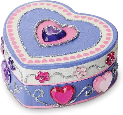 Vista 4 de Melissa & Doug Decorate-Your-Own - Caja de madera para manualidades
