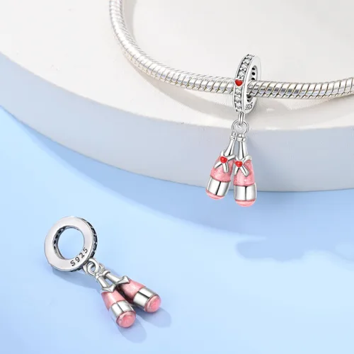 Vista 119 de LNQOBU Happy Life - Colgante para pulseras de abalorios, plata de ley 925 para mujer (con un espaciador de cuentas)