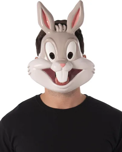 Vista 5 de Rubies Unisex Warner Bros. Space Jam Tweety Bird Plastic Half-Mask