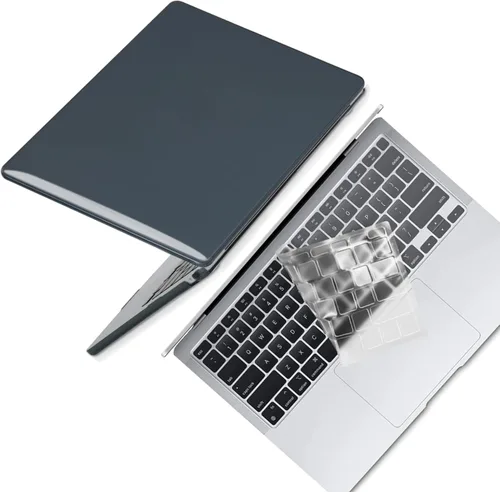 Vista 32 de Funda protectora de plástico para MacBook Air de 11 pulgadas 2015-2010 modelo A1465 A1370, funda protectora de plástico para portátil y cubierta